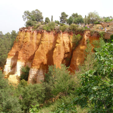 Roussillon cliffs